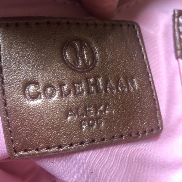 Cole Haan Alexa Bronze Shoulder Handbag - Picture 11 of 12